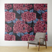 濃い青の赤い薄紫 タペストリー (インサイチュ(横))