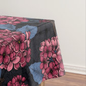 濃い青の赤い薄紫 テーブルクロス (インサイチュ)