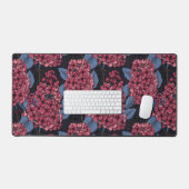 濃い青の赤い薄紫 デスクマット (キーボード&マウス)