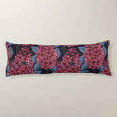 濃い青の赤い薄紫 ボディピロー (裏面)