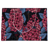 濃い青の赤い薄紫 ラージペーパーバッグ (正面)