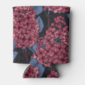 濃い青の赤い薄紫 缶クーラー (正面)