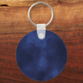 濃い青の雲 キーホルダー (正面)