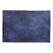 濃い青の雲 枕カバー (裏面)