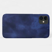 濃い青の雲 Case-Mate iPhoneケース (裏面(横))