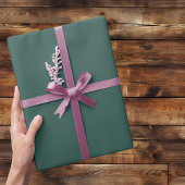 濃い青みがかったモミの緑 – ラッピング紙 ラッピングペーパー