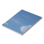 濃い青空の白い雲 ノートパッド (回転)