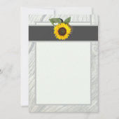 濃い青緑色 招待状 (正面)