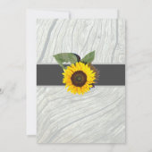 濃い青緑色 招待状 (裏面)