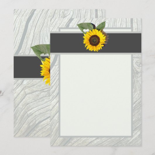 濃い青緑色 招待状 (正面/裏面)