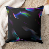 濃い青色が目立つデジタルダンス クッション (ブランケット)