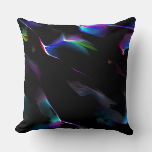 濃い青色が目立つデジタルダンス クッション (正面)