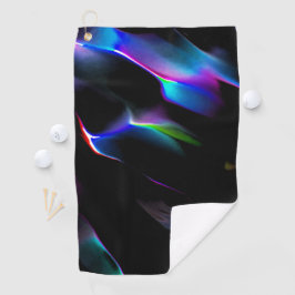 濃い青色が目立つデジタルダンス ゴルフタオル