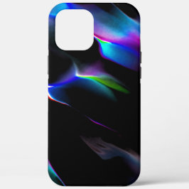 濃い青色が目立つデジタルダンス iPhone 12 PRO MAX ケース