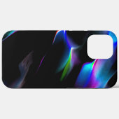 濃い青色が目立つデジタルダンス Case-Mate iPhoneケース (裏面 (横))