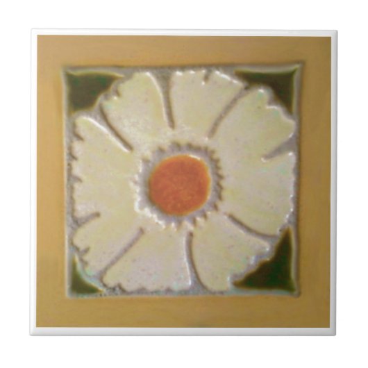 濃い黄縁ど タイル (正面)