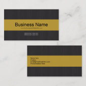 濃い黄色のプロフェッショナル 名刺 (正面/裏面)