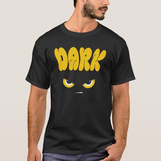 濃い黄色の目 Tシャツ (正面)