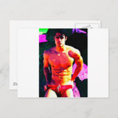 濃いn赤 ポストカード (正面/裏面)