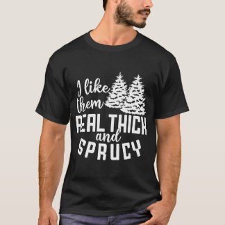 濃くて瑞々しいのが好き クリスマス ホリデー Tシャツ