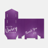 濃エレガント紫色のビーフボックス フェイバーボックス (折り畳みなし)