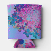 濃エレガント色ブルーとマゼンタライムライトアジサイ 缶クーラー (裏面)