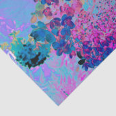 濃エレガント色ブルーとマゼンタライムライトアジサイ 薄葉紙 (詳細)