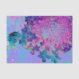 濃エレガント色ブルーとマゼンタライムライトアジサイ 薄葉紙