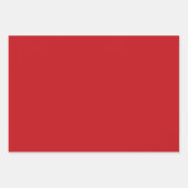 濃エレガント青緑赤無地の平野モダン ラッピングペーパーシート (正面2)