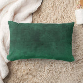 濃グランジ色 – 緑 ランバークッション (ブランケット)