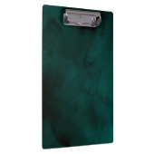 濃パーソナライズされた緑の水彩画 クリップボード (右)