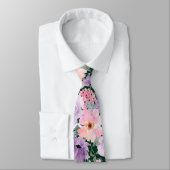 濃モダン緑フローラ水の色結婚の ネクタイ (タイ)