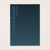 濃モダン色のグラデーションのネックレス表示カード (正面)