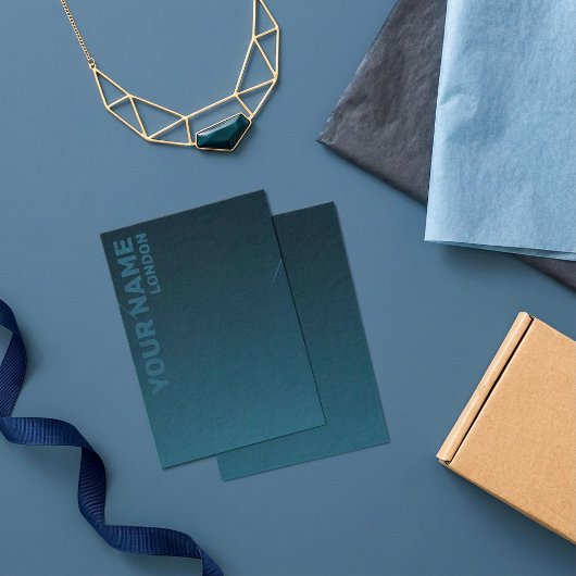 濃モダン色のグラデーションのネックレス表示カード