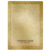 濃厚な金ゴールドの虹色の輝くガラスのテクスチャ クリップボード (裏面)