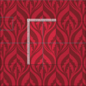 濃厚モダンな紅葉織物 ファブリック (タイル)