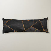 濃墨金ゴールド銅幾何学#geo  ボディピロー (裏面)