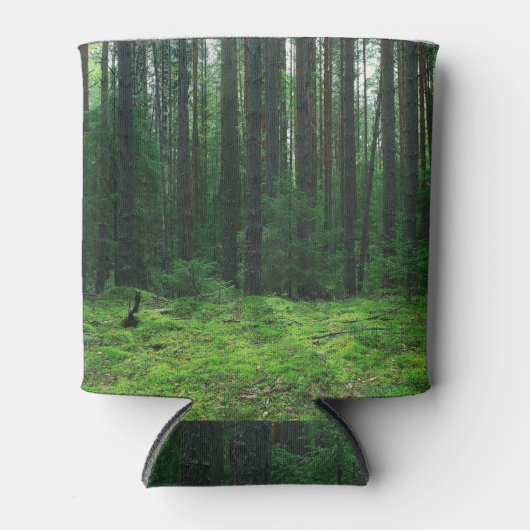 濃密な夏の森：風景のパノラマ。 缶クーラー (正面)