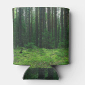 濃密な夏の森：風景のパノラマ。 缶クーラー (裏面)