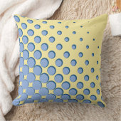 濃度レギュラー ブルーイエロー ハーフトーン ドット クッション (ブランケット)
