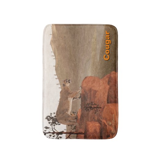 濃度 – クーガー バスマット (正面縦)