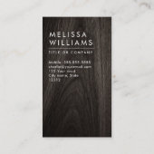 濃木ミニモダンマリスト垂直プロフェッショナル 名刺 (裏面)