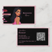 濃毛メイクアップレディ 名刺 (正面/裏面)