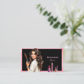 濃毛メイクアップ漫画レディ 名刺 (スタンド正面)