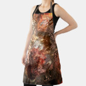 濃淡のある結晶の素朴層 エプロン (インサイチュ)