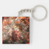 濃淡のある結晶の素朴層 キーホルダー (裏面)