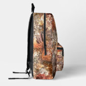 濃淡のある結晶の素朴層 プリントバックパック (左)