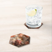 濃淡のある結晶の素朴層 ペーパーコースター (インサイチュ)