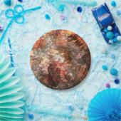 濃淡のある結晶の素朴層 ペーパープレート (パーティー)