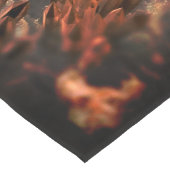 濃淡のある結晶の素朴層 ロングテーブルランナー (コーナー)